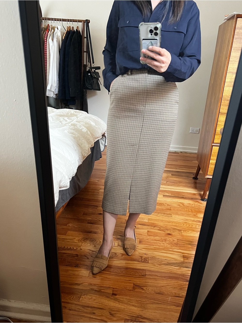 Zara Midi Pencil Skirt